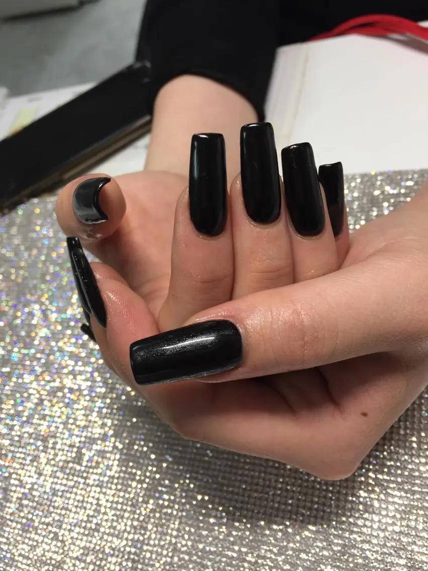 ジェル💅ワンカラー、ラメラメグラ(自店他店ジェルオフ無料込み、他店長さだしオフ+¥1000頂きます)の写真