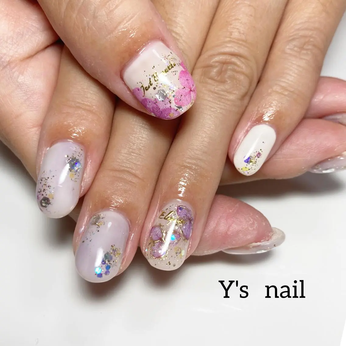 ネイル 手書きが得意🖌️ Y’s  nailのネイルデザイン