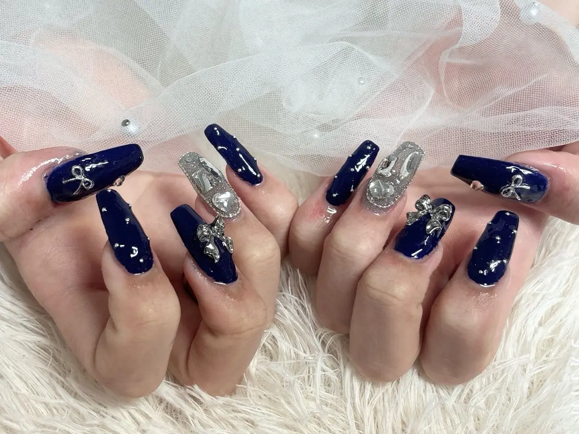 ネイル 持ち込み ハンドネイル nail salon はるりのネイルデザイン