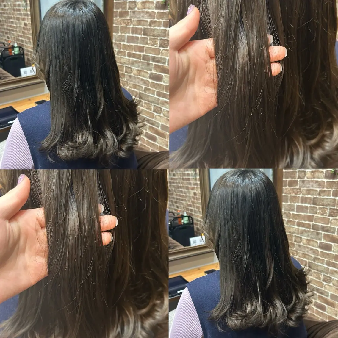 ロング 顔周りカット レイヤーカット HONAMI .のヘアスタイル