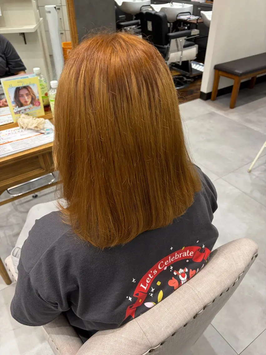セミロング カラー ヘアカラー トリートメント 華梨 /カラーモデル募集中のヘアスタイル
