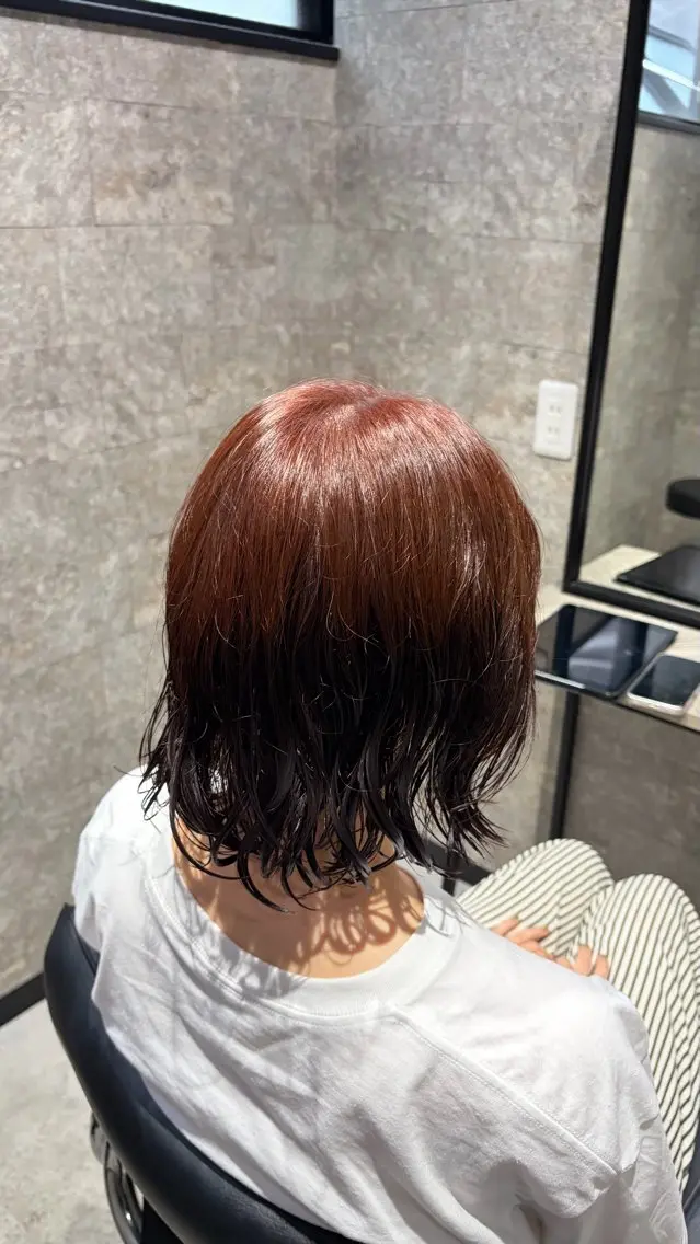 ミディアム カラー ブラウンカラー karin /anheloのヘアスタイル
