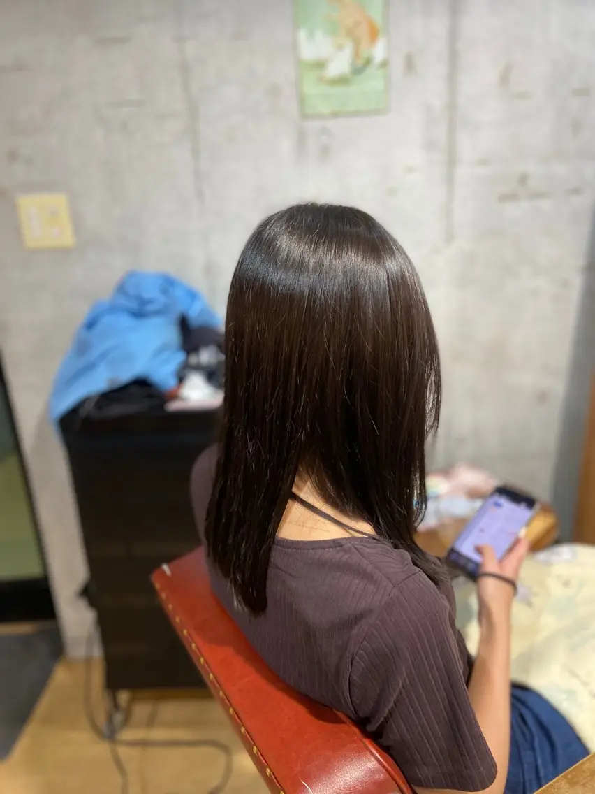 ミディアム カット 西内 亮太のヘアスタイル