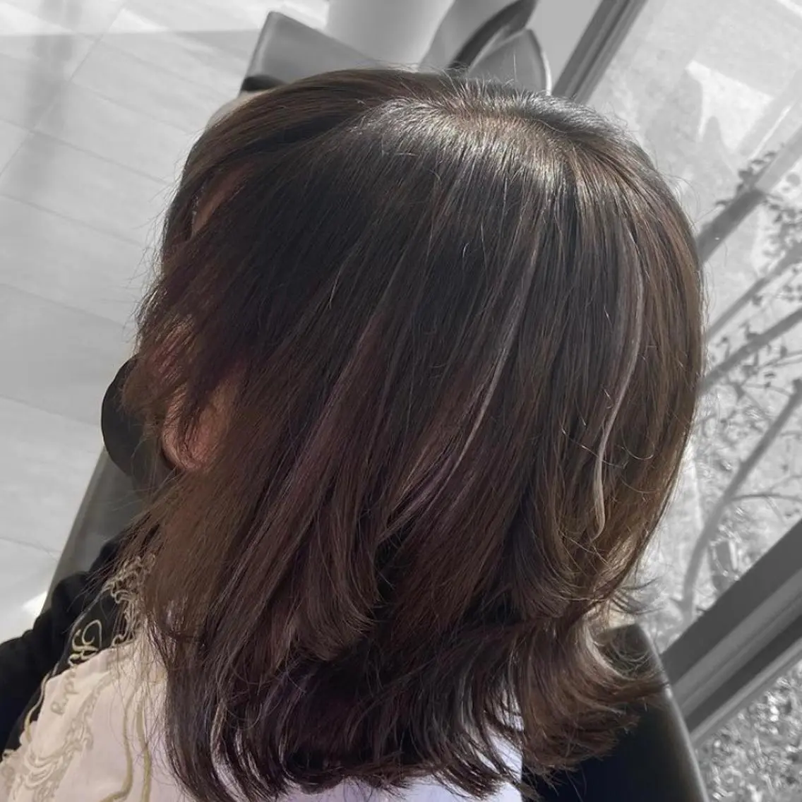ミディアム カラー sugiki shotaのヘアスタイル