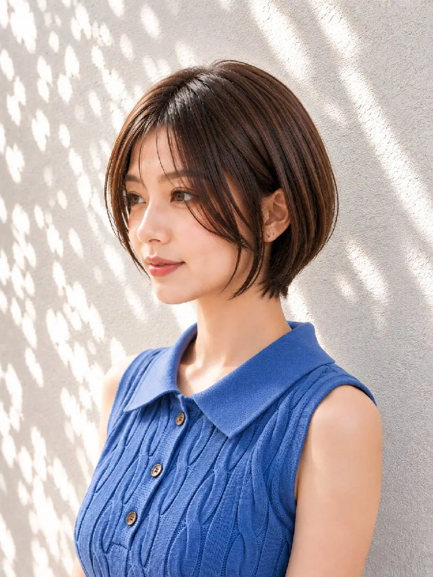 ショート カラー 丸みショート ショートヘア カット トリートメント terra✂️川嶋 大輔のヘアスタイル