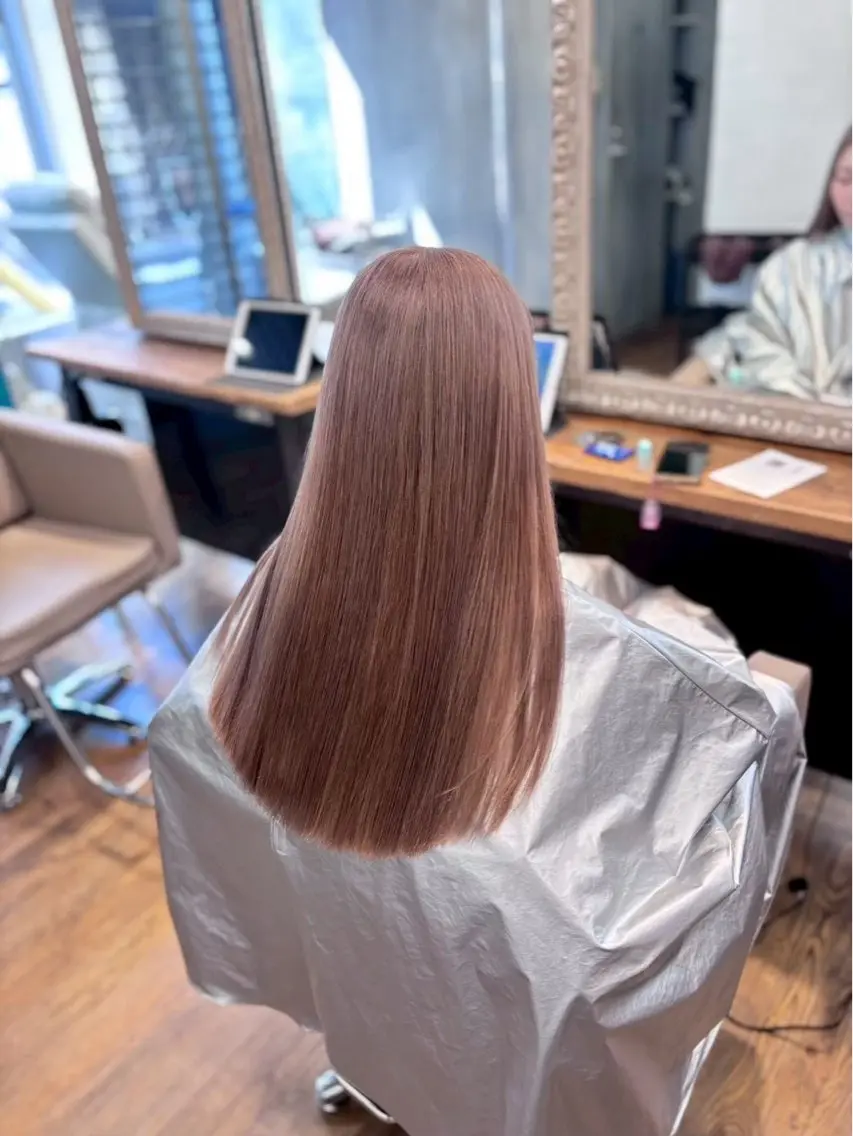 カラー カット ヘアカラー トリートメント リナ⚡️ newi池袋のヘアスタイル