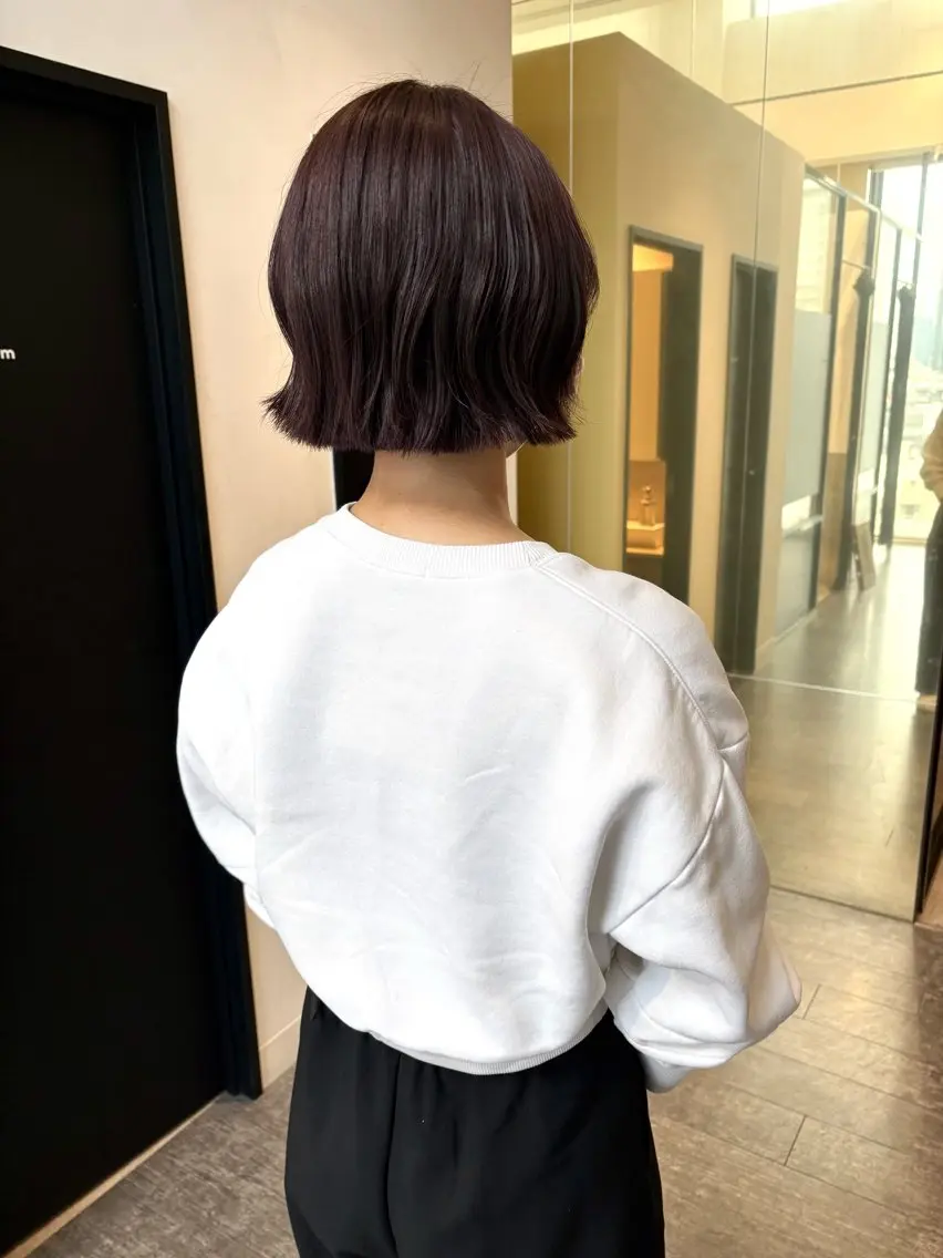ショート カラー 透明感カラー カット ヘアカラー トリートメント mao | 柔らか艶カラー🫧のヘアスタイル