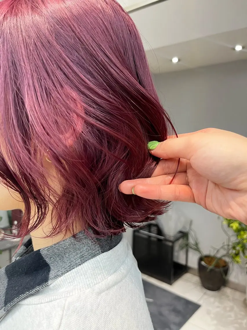 カラー カット ウルフ🦋顔まわり ❤︎ ͛めいのヘアスタイル