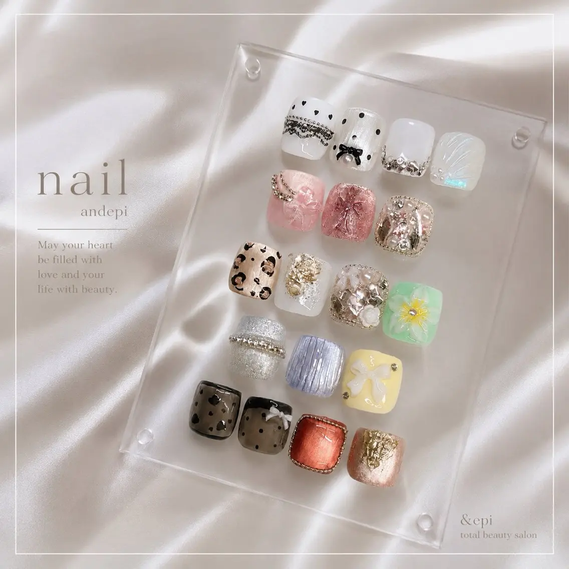 ネイル フットネイル ＆epi 【nail】のネイルデザイン