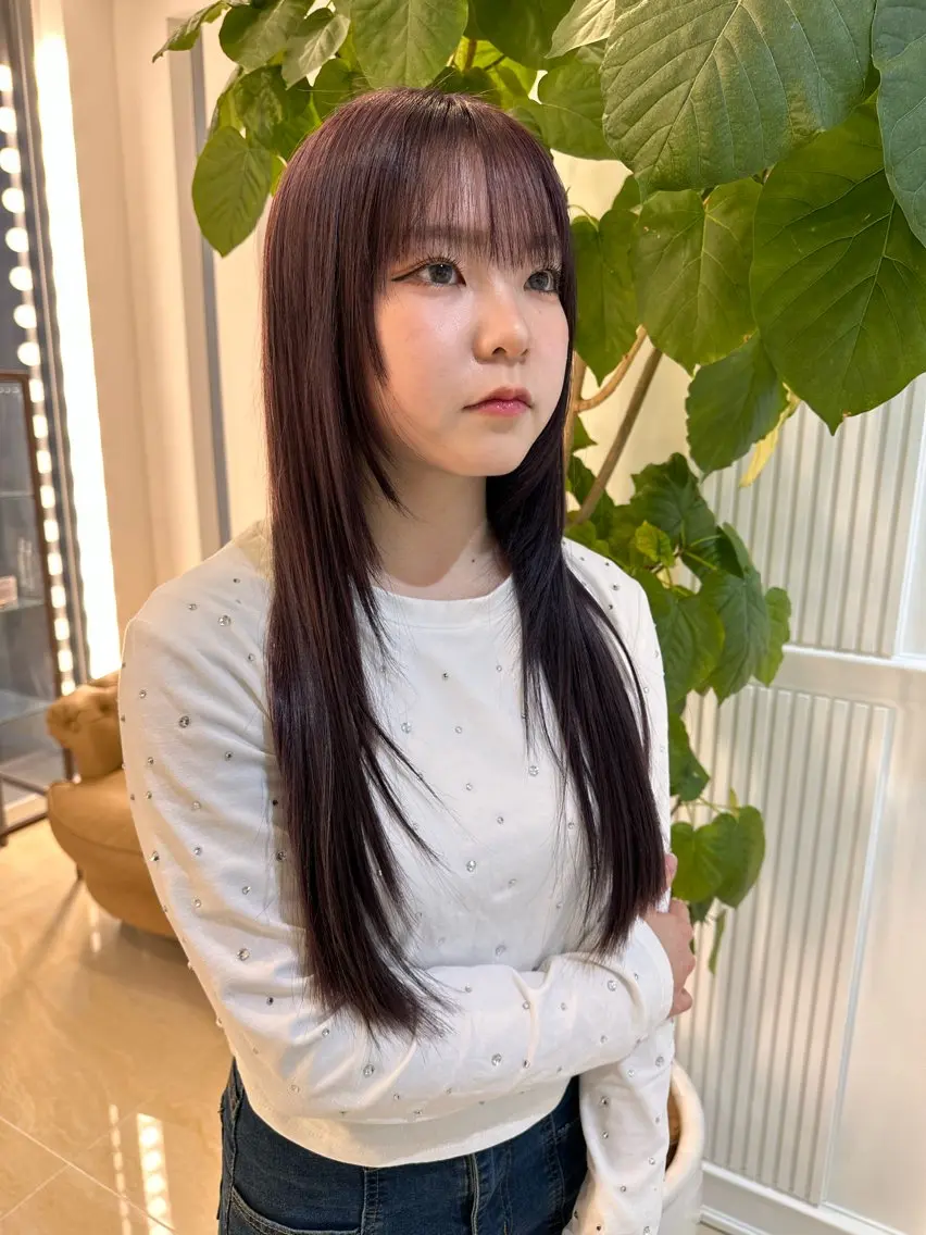 ロング カラー KOGA/ 髪質改善、赤み消しのヘアスタイル