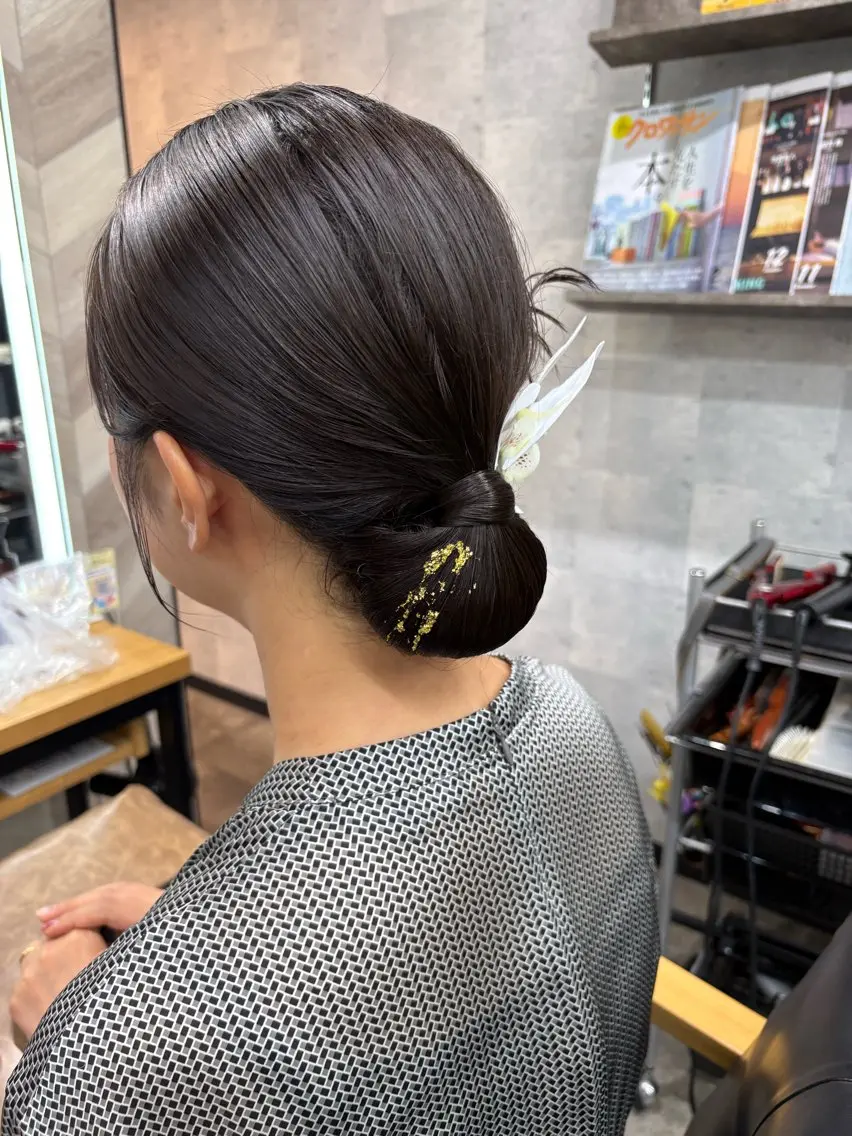 セミロング ヘアアレンジ ヘアセット SHANTi 飯塚 ヘアセット/髪質改善のヘアスタイル