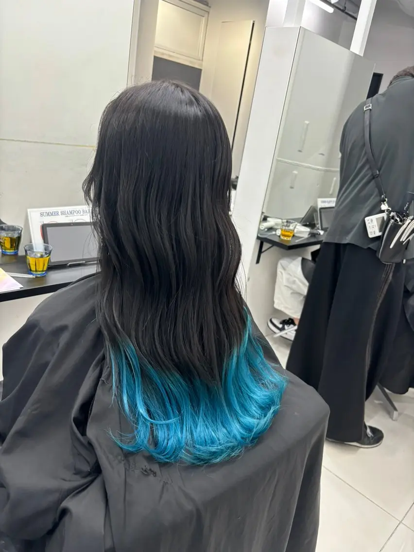 ミディアム カラー ヘアカラー トリートメント ⭐️無料！カット モデル募集⭐️夕貴のヘアスタイル