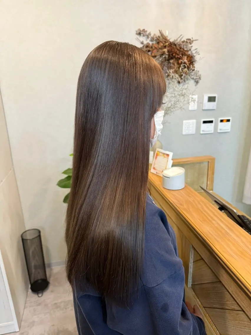 ロング ヘアカラー トリートメント HIYORI / luanaのヘアスタイル