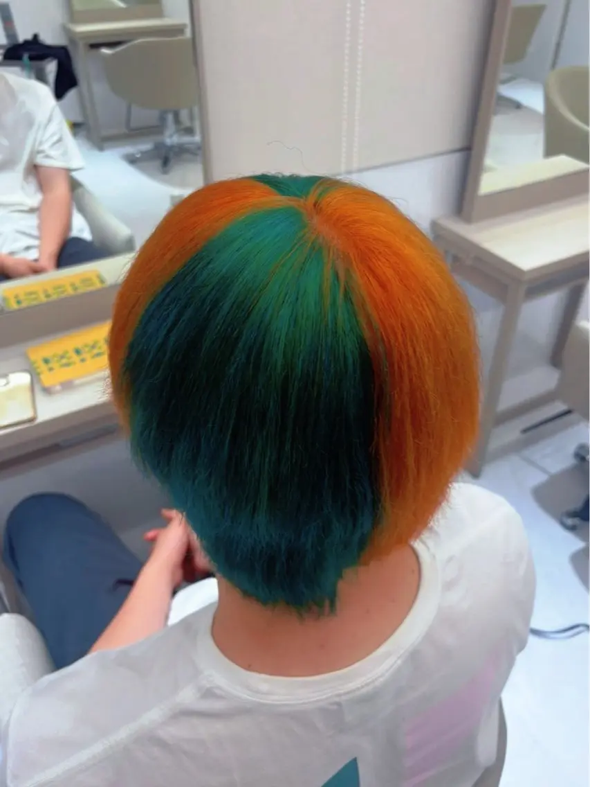 ショート ヘアカラー トリートメント 🫧ハイトーン ブリーチ✨RYUKIのヘアスタイル