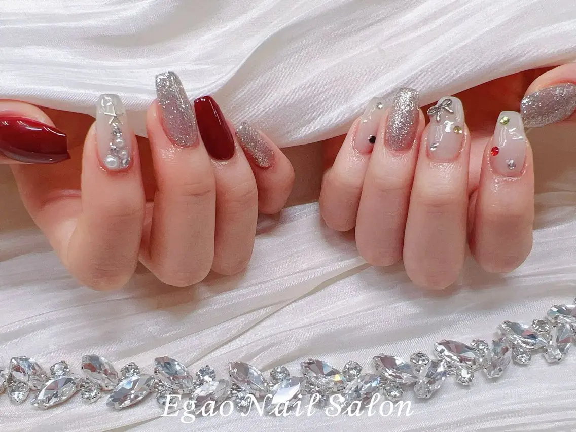 ネイル フットネイル ジェルネイル 韓国ネイル マグネットネイル メンズネイル ハンドネイル EGAO NAIL 錦糸町店のネイルデザイン