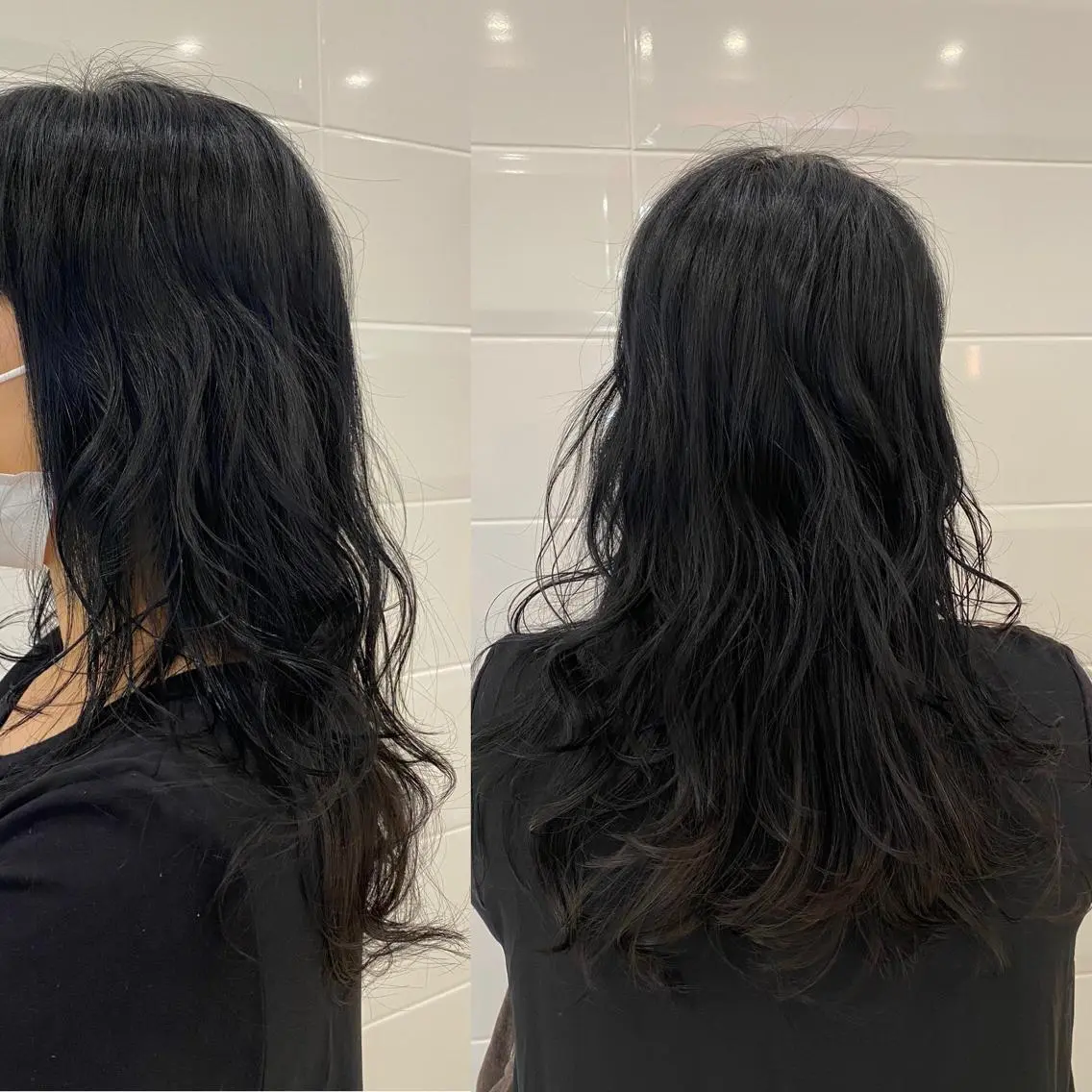 ロング レイヤーカット ロング 竹内 美貴のヘアスタイル