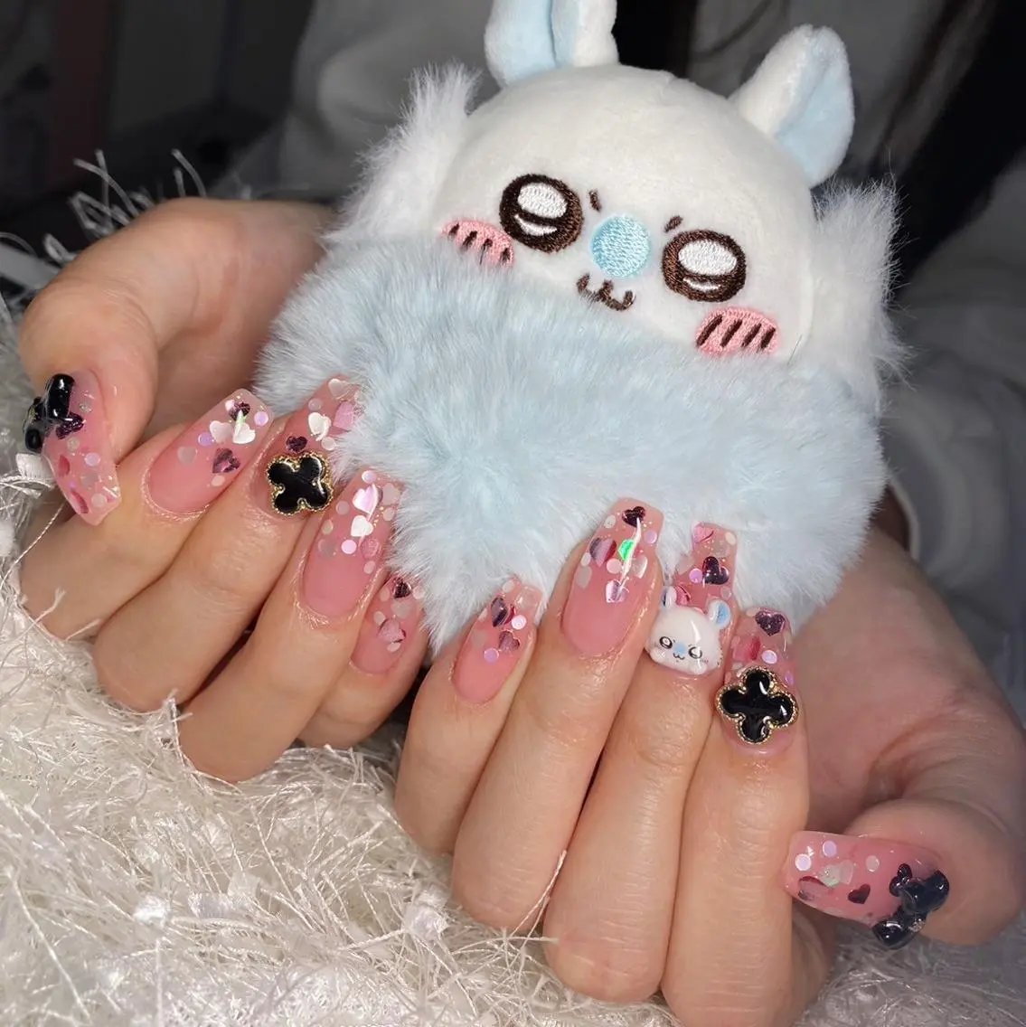 ネイル 長さ出し フレンチネイル ジェルネイル グラデーション ハート ハンドネイル Nail&eye Belire 新宿のネイルデザイン