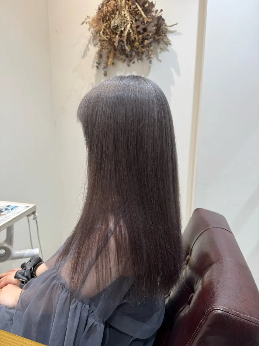 ロング カラー バレイヤージュ ベージュカラー ブリーチ ブロンド ケアブリーチ 洸　カラー特化/ 透明感/ボブのヘアスタイル