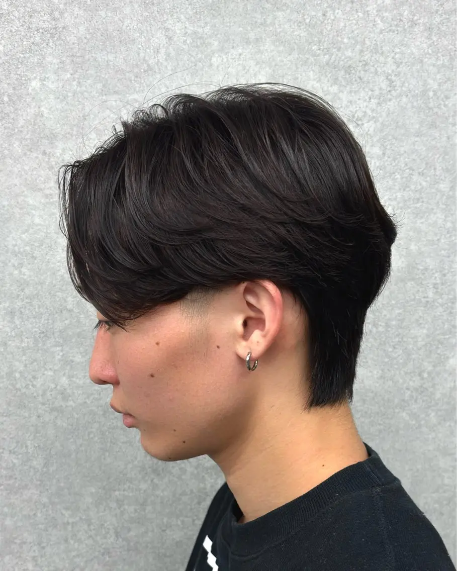 パーマ メンズ カット パーマ トリートメント 森龍馬 メンズ専門美容師のヘアスタイル