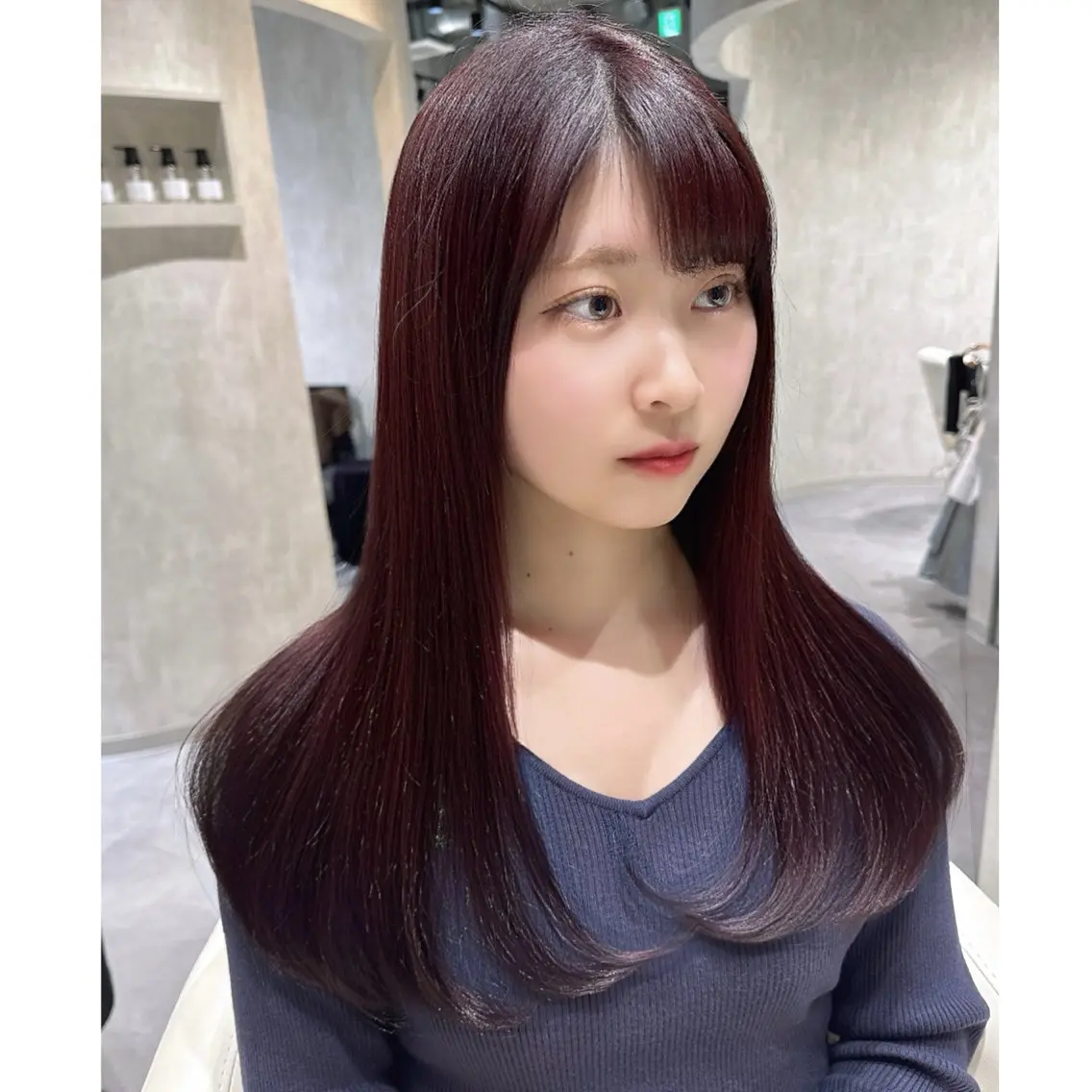 ロング カラー ブリーチ ヘアカラー miyu /トレンド カラー×艶髪のヘアスタイル