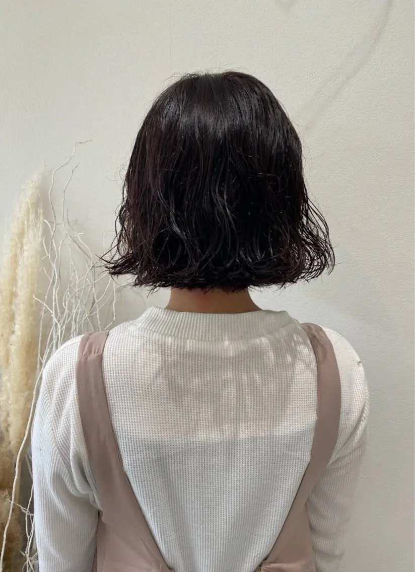 ミディアム パーマ ミディアムパーマ YURA bisou hairのマツエク・マツパデザイン