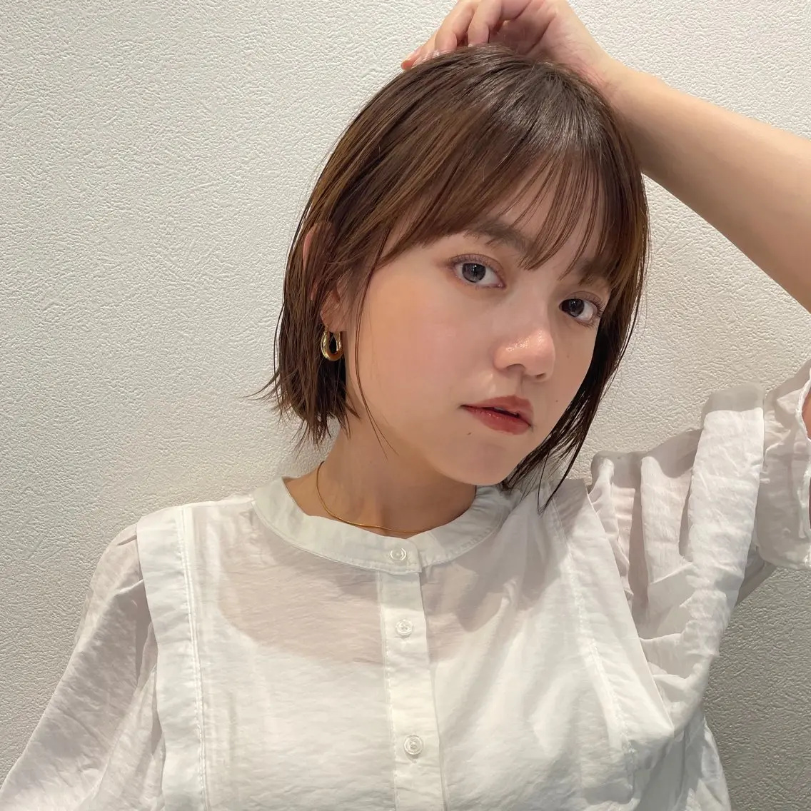 ショート カラー ボブ 💛似合わせカット カラー💛 amiのヘアスタイル