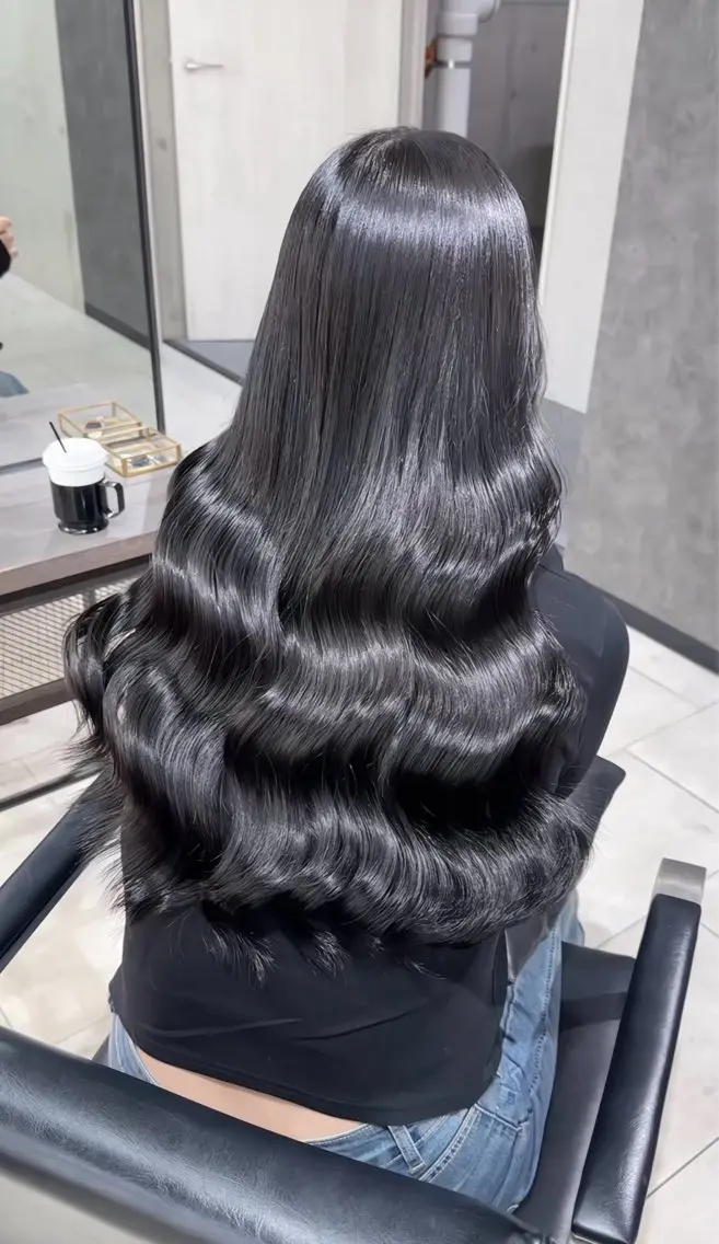 ロング カット ヘアカラー トリートメント ayano ♡のヘアスタイル