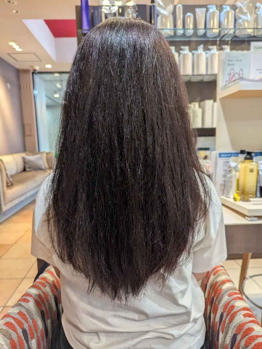 ロング トリートメント ヘアカラー 菊池 梨々香のヘアスタイル