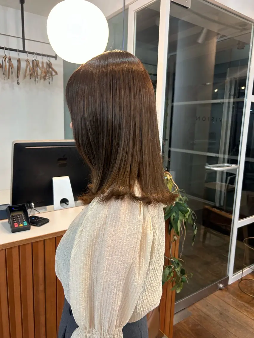 カラー かがやしづ ⭐️カラーモデルのヘアスタイル