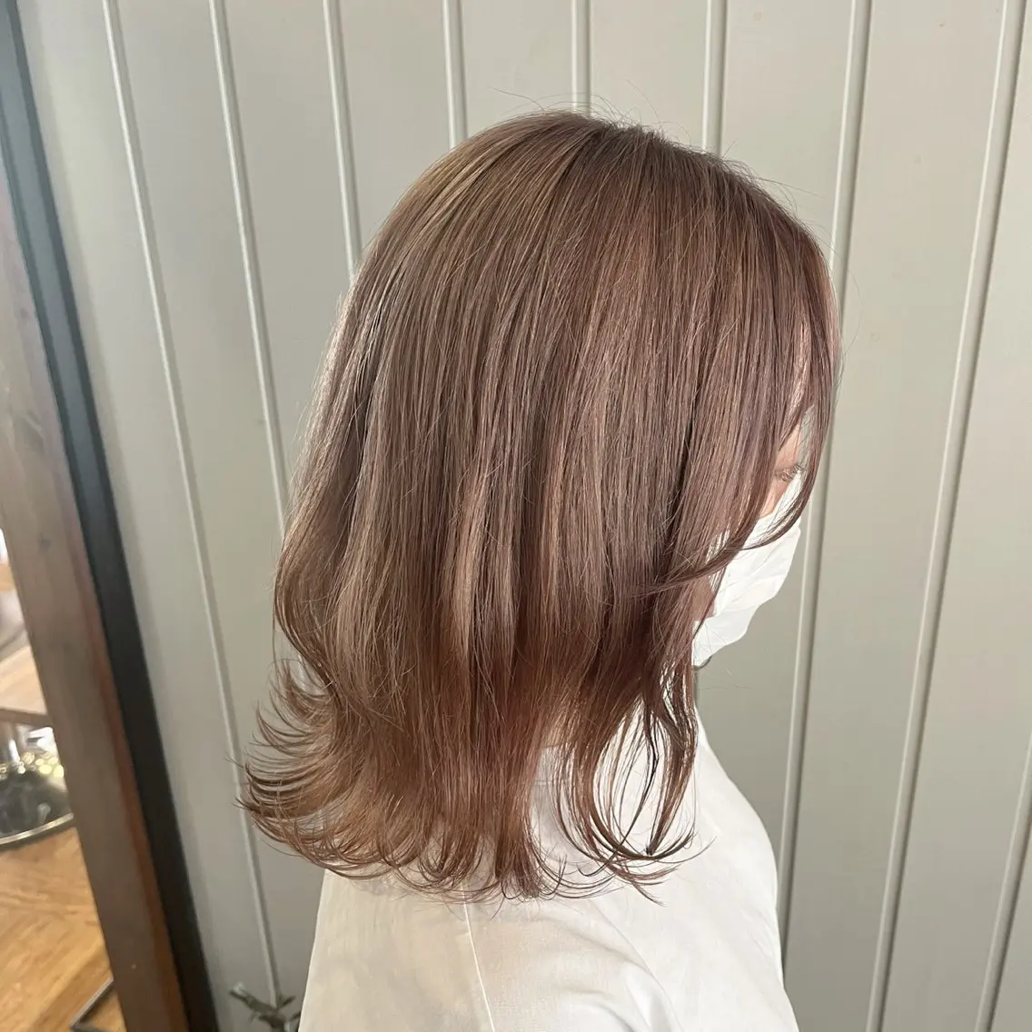 セミロング 田中 結月のヘアスタイル