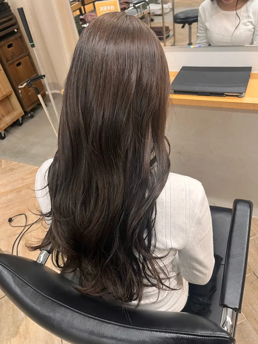 ロング カラー ヘアカラー トリートメント 縮毛/パーマ/カラー LUVISM佐藤里咲のヘアスタイル