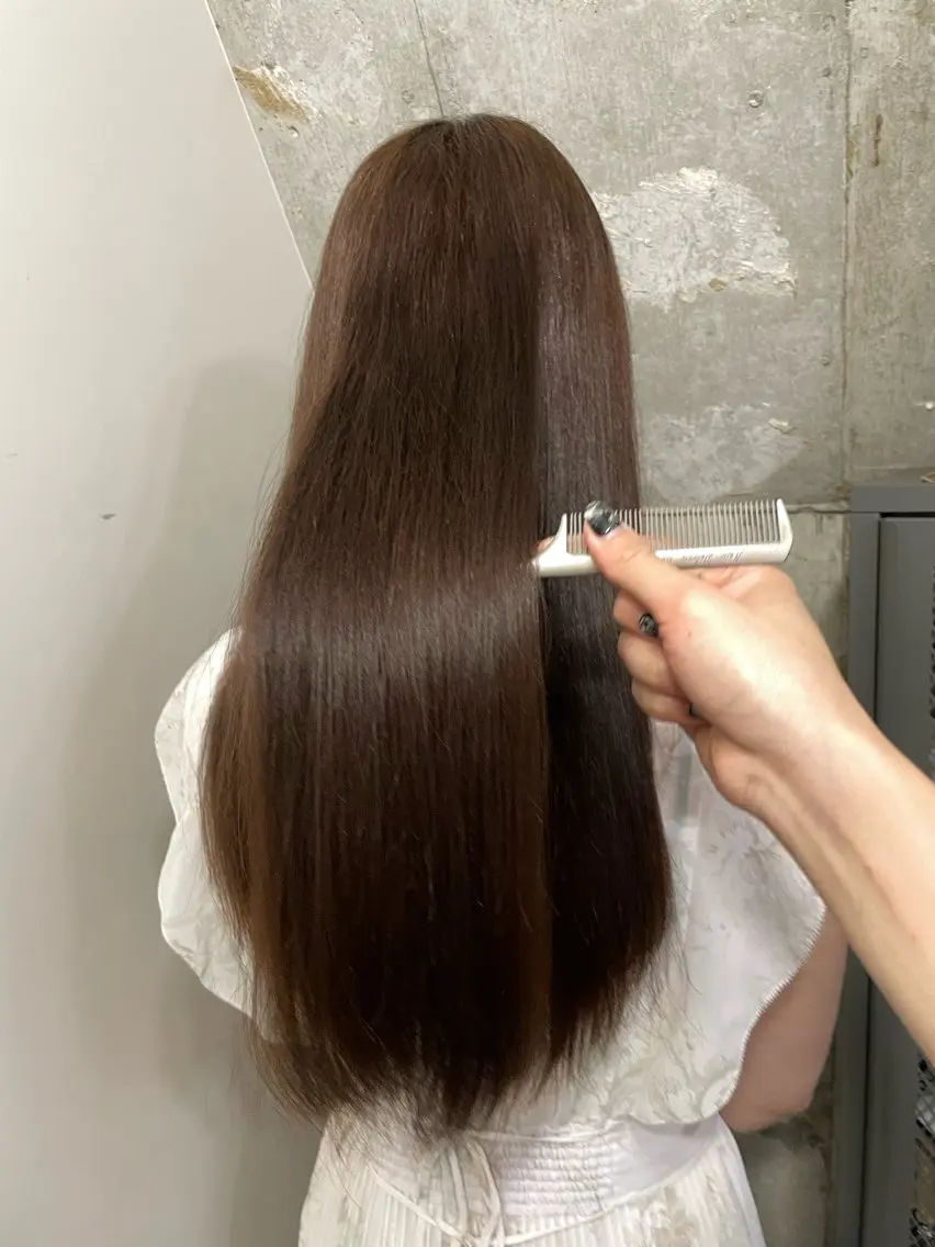 ロング トリートメント トリートメント ニュアンスカラー/ 🫧レミ(坊主)のヘアスタイル