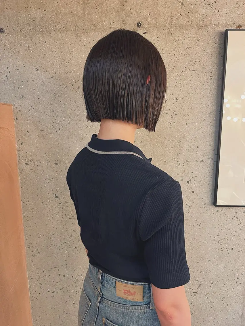 🧸平日限定🧸カット(ロング~ボブ)+縮毛矯正(ストレートパーマ)の写真