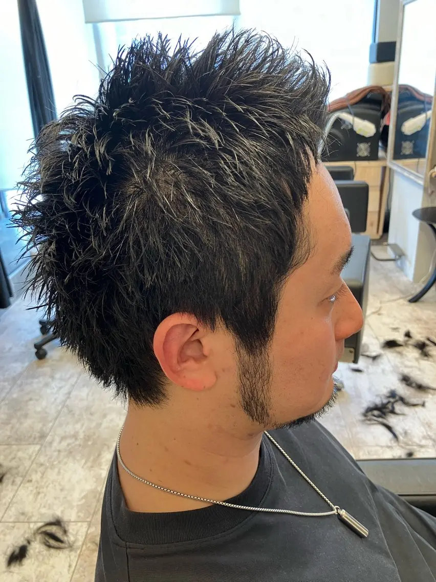 ショート メンズ カット メンズ特化/パーマ/ フェードWATARUのヘアスタイル
