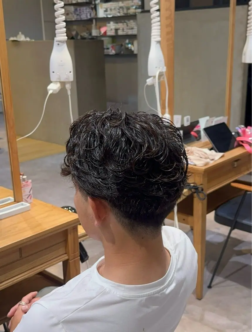 【メンズ限定クーポン💈📍】カット+パーマ🌀💥の写真