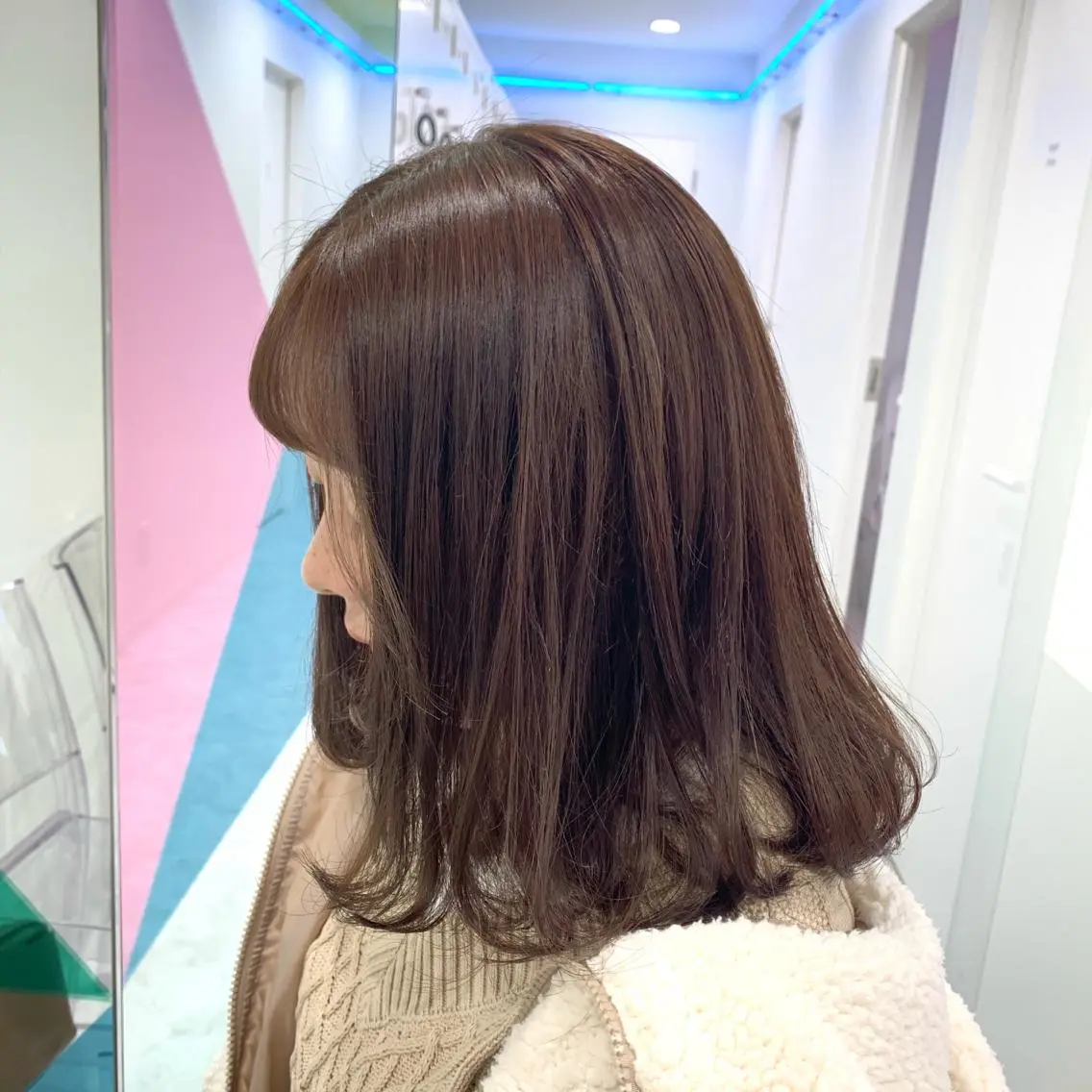 ミディアム カラー ヘアアレンジ 完全💗マンツーマン marinのヘアスタイル