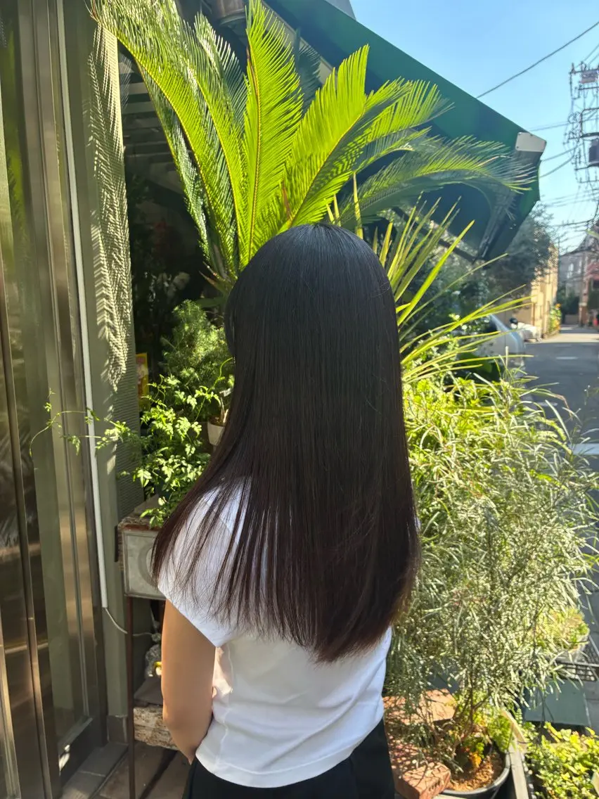 セミロング パーマ AINO 三軒茶屋のヘアスタイル