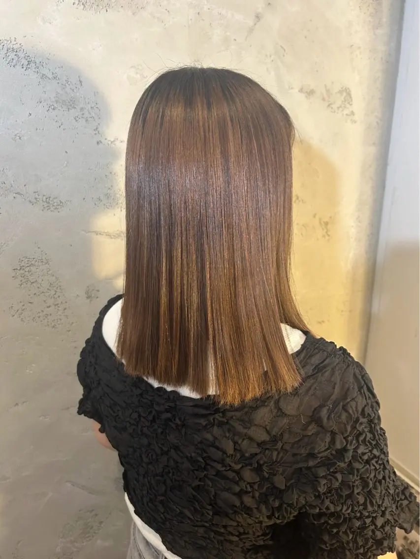 ミディアム 石原 まつりのヘアスタイル
