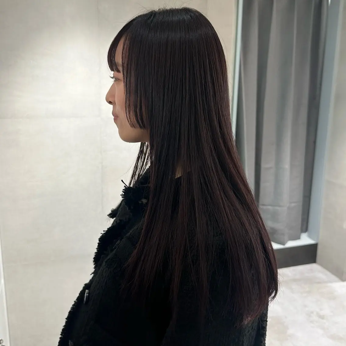 ロング カラー カット ヘアカラー トリートメント 髪質改善 イオリのヘアスタイル