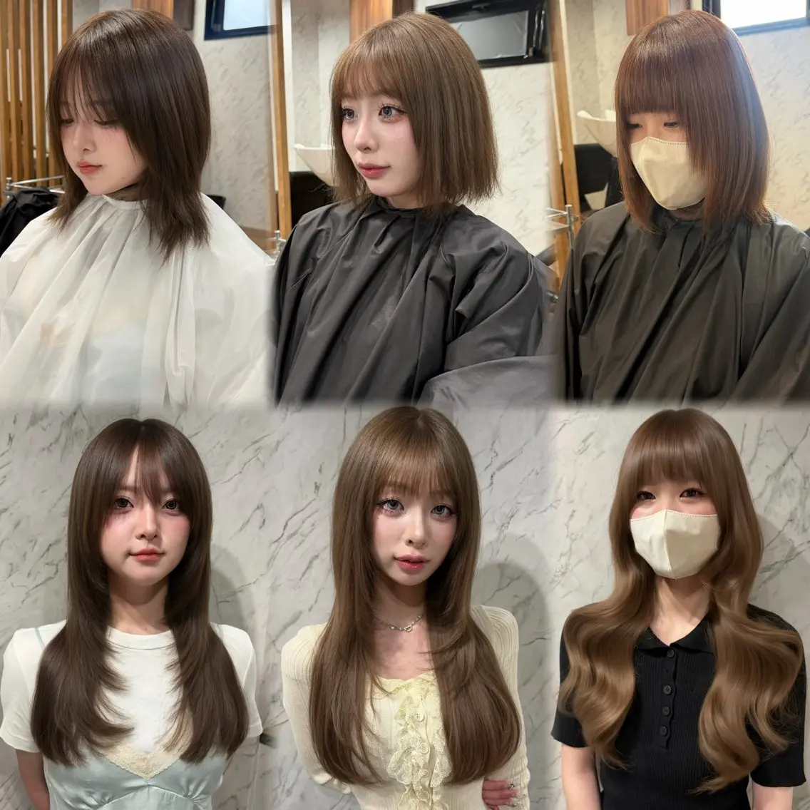 ロング カラー エクステ ロング エクステ 大阪エクステ/ 韓国カラー/SUZUのヘアスタイル