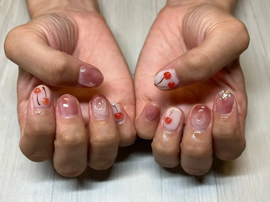 ネイル ハンドネイル 持ち込みデザイン得意 ／長さだし可✨RUIのネイルデザイン