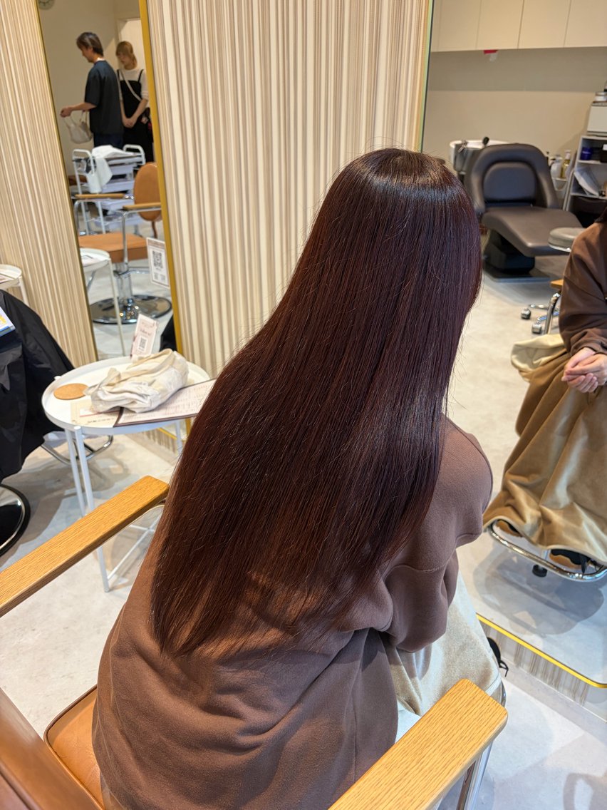 ロング カラー ヘアカラー トリートメント 🍑宮川 愛菜🍑のヘアスタイル