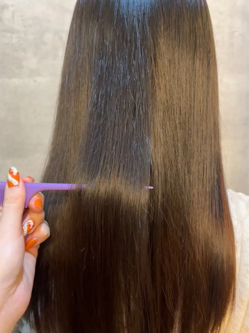 ロング パーマ イロアイヘアー Renのヘアスタイル