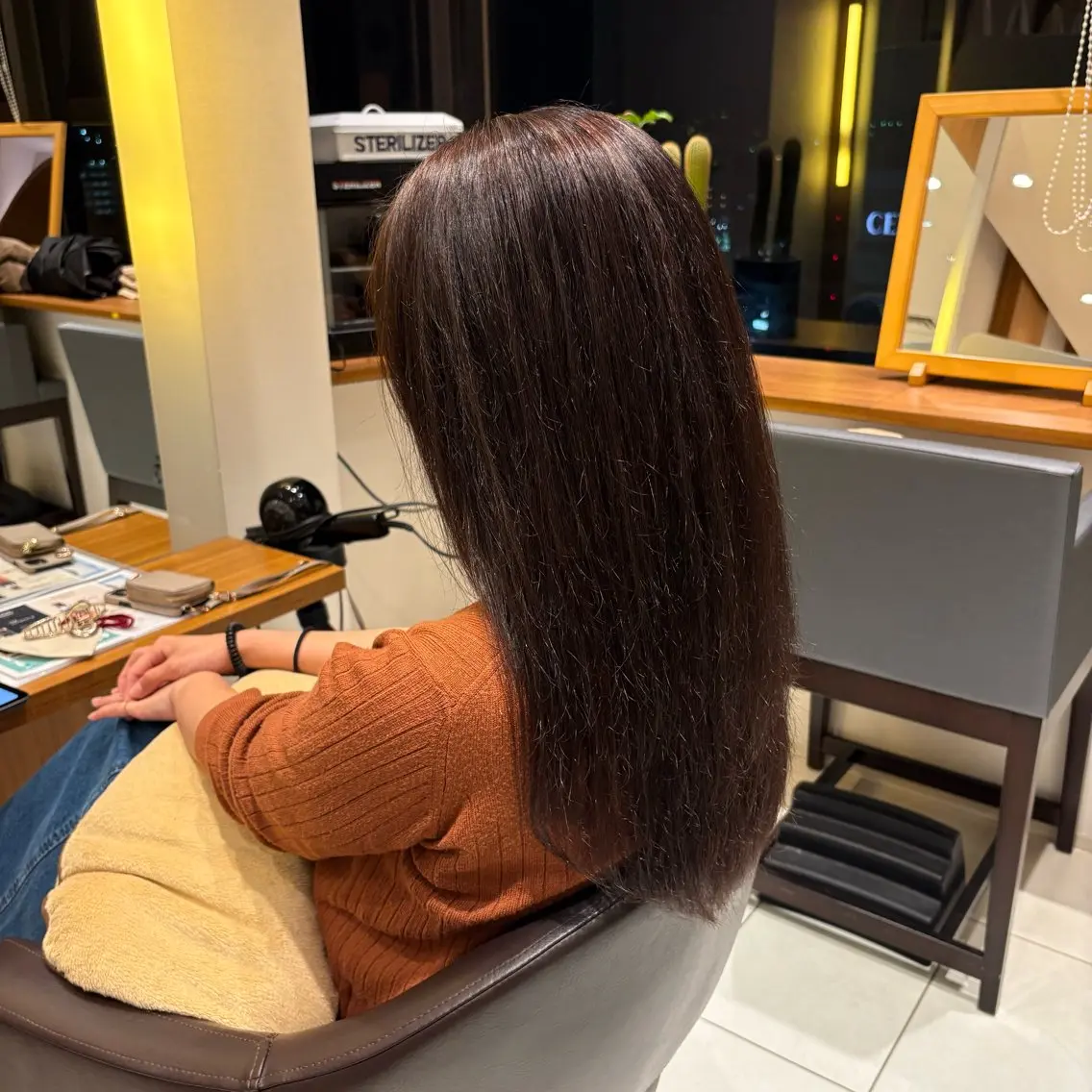 カラー 森田 玲央のヘアスタイル