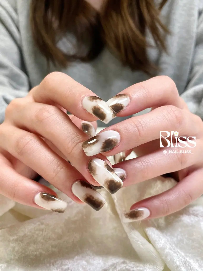 ネイル 大理石ネイル(マーブル) 持ち込み ハンドネイル NAIL BLISSのネイルデザイン