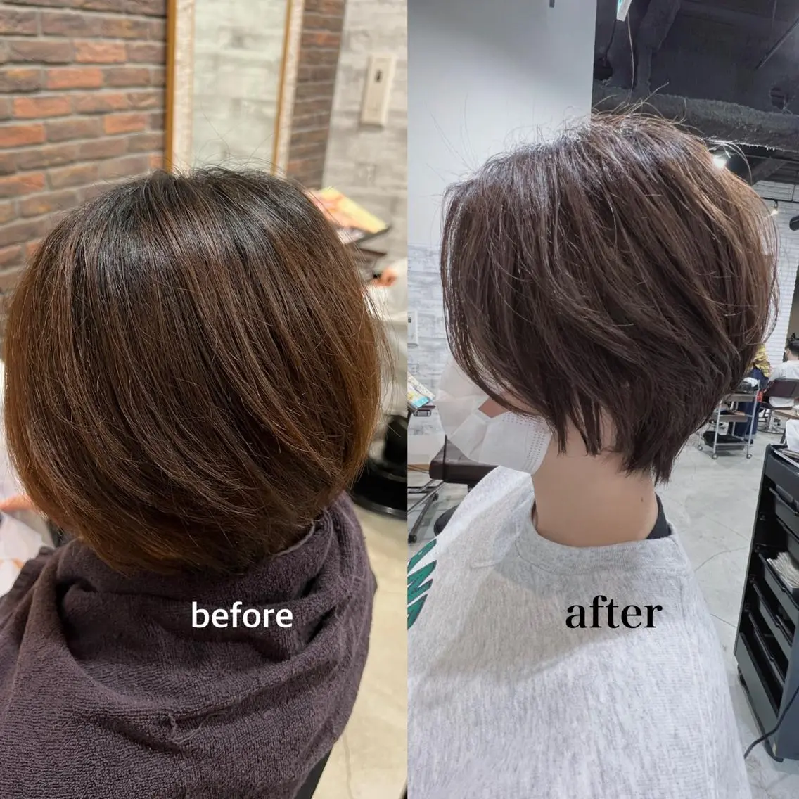 ショート カラー ヘアアレンジ キッズ バレイヤージュ ブリーチ ケアブリーチ 透明感カラー デザインカラー カット ヘアカラー トリートメント 五反田 美容院☆張 明星☆韓国ヘアのヘアスタイル
