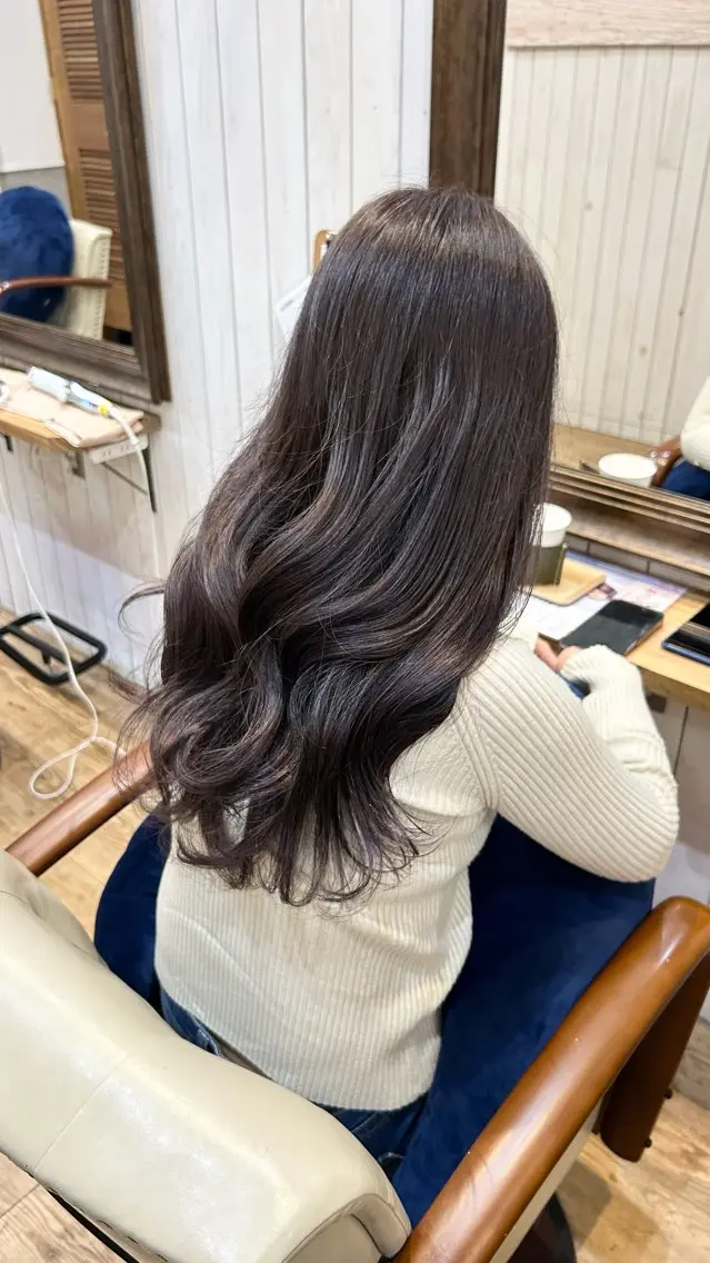 ロング カラー 🦋韓国風レイヤー 🦋AYANE⁎⁺˳のヘアスタイル