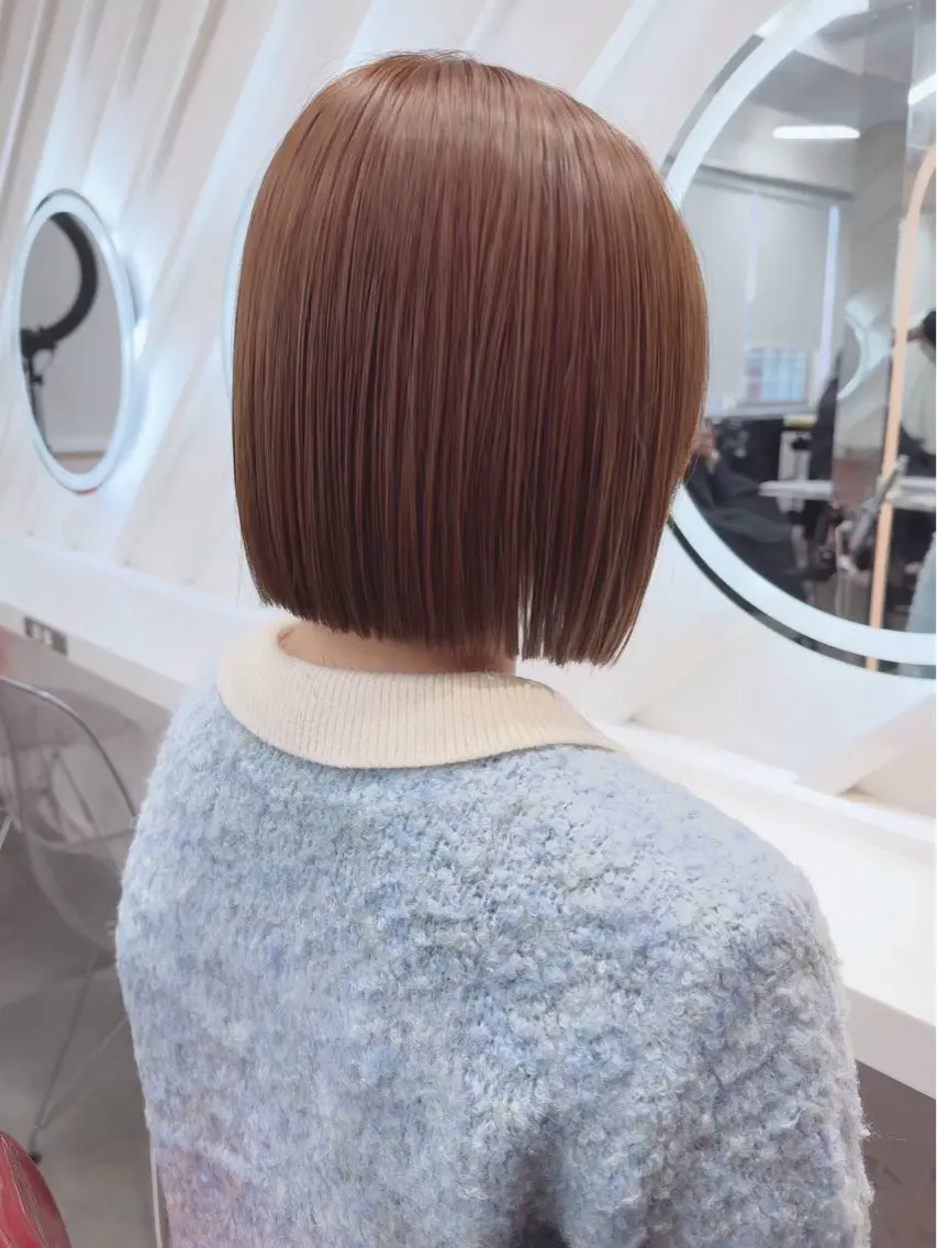 📌限定価格メニュー📌ボブカット➕ワンカラー➕1stepトリートメントの写真