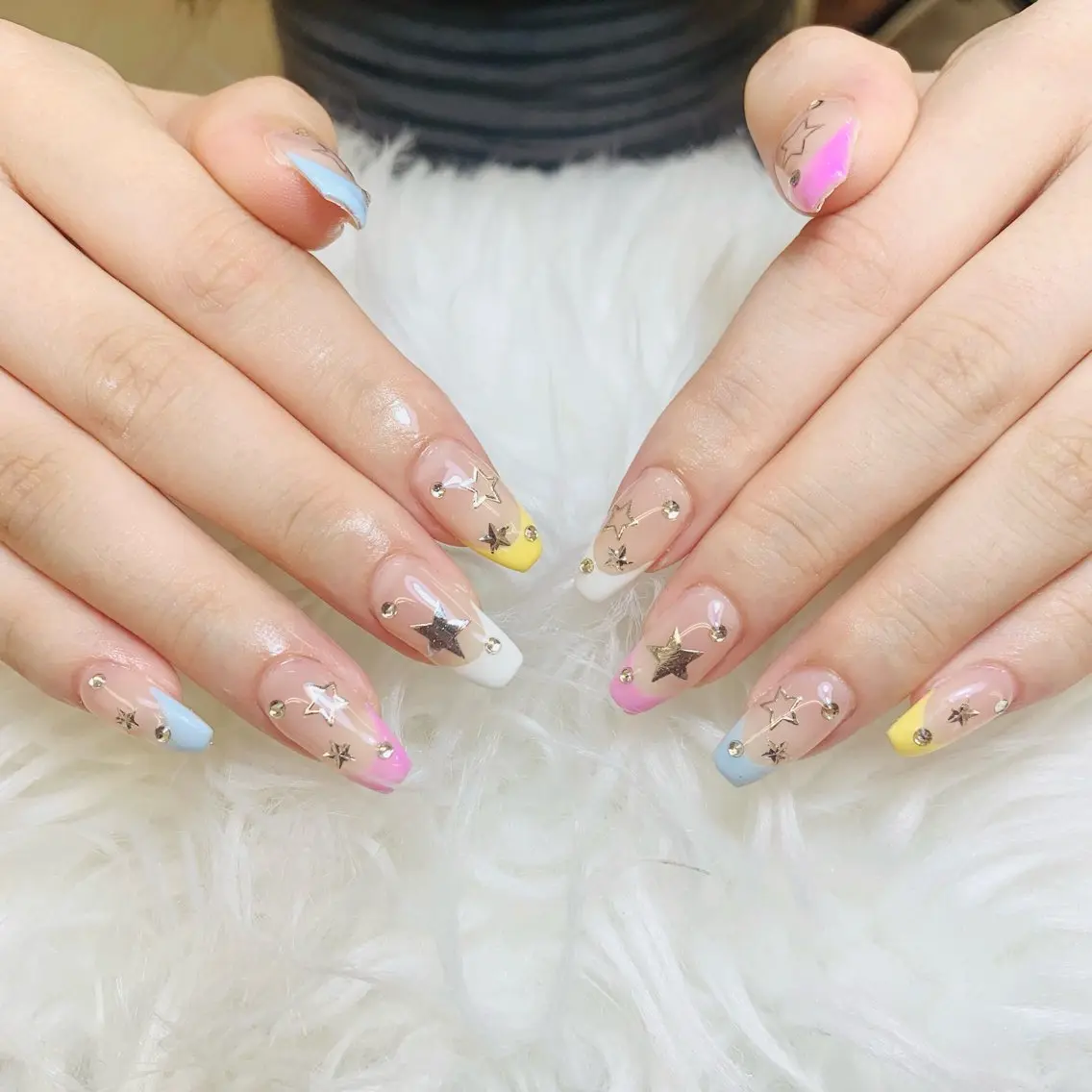 ネイル チークネイル 長さ出し フットネイル マグネットネイル 持ち込み ハンドネイル ANH NAIL ゴテゴテ専門店💎のネイルデザイン