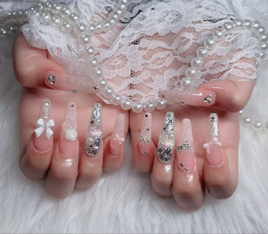 ネイル アートネイル 成人式 ジェルネイル ニュアンスネイル 夏ネイル ハンドネイル neco H.babynailのネイルデザイン